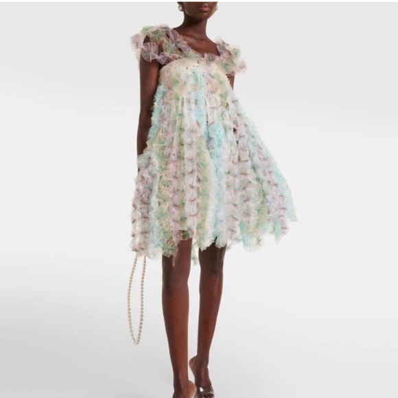 Floral off shoulder midi dress - Picture 1 of 3